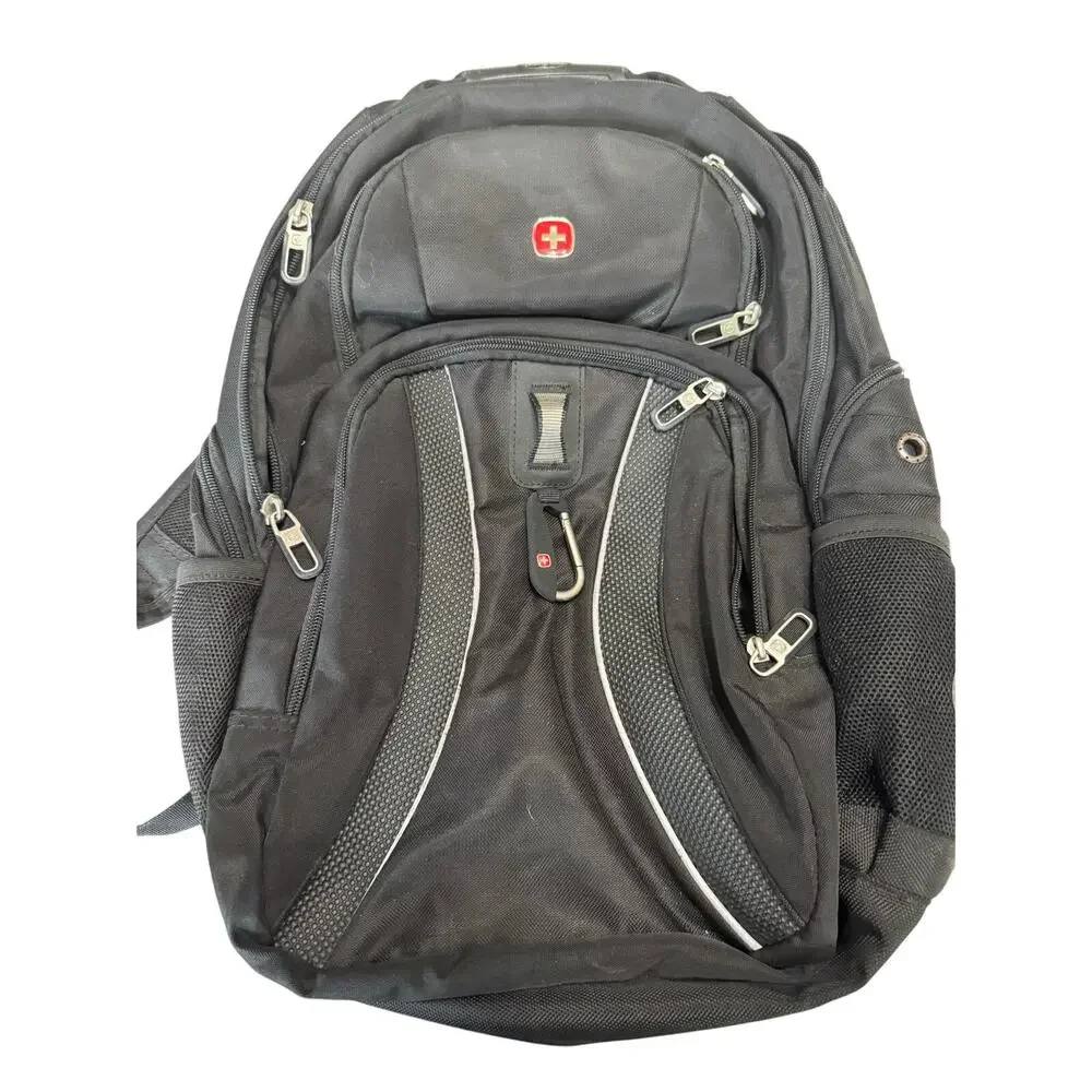 SwissGear ScanSmart Laptop Backpack Black TSA Travel Business Bag NWOT